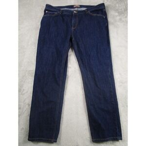 Rye 51 Jeans Mens 38x28 Blue Denim‎ Tapered Slim Straight Modern Pockets